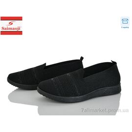 Фотография Слипоны женские тканевые Лето H117-1 (8 пар р.37-42) "Saimaoji" недорого оптом от прямого поставщика