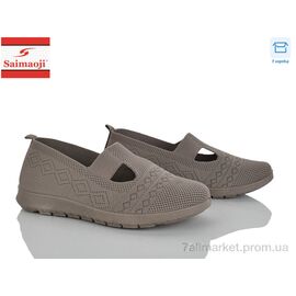 Фотография Слипоны женские тканевые Лето H101-7 (8 пар р.37-42) "Saimaoji" недорого оптом от прямого поставщика
