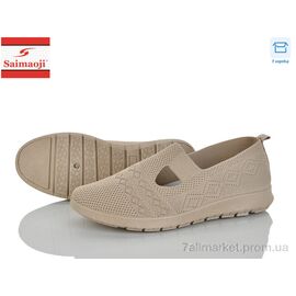 Фотография Слипоны женские тканевые Лето H101-12 (8 пар р.37-42) "Saimaoji" недорого оптом от прямого поставщика