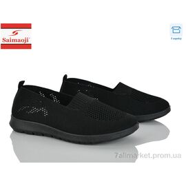 Фотография Слипоны женские тканевые Лето H106-1 (8 пар р.37-42) "Saimaoji" недорого оптом от прямого поставщика