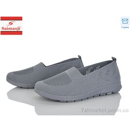 Фотография Слипоны женские тканевые Лето H106-11 (8 пар р.37-42) "Saimaoji" недорого оптом от прямого поставщика