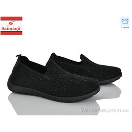 Фотография Слипоны женские тканевые Лето H110-1 (8 пар р.37-42) "Saimaoji" недорого оптом от прямого поставщика