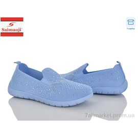 Фотография Слипоны женские тканевые Лето H110-5 (8 пар р.37-42) "Saimaoji" недорого оптом от прямого поставщика