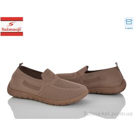 Фотография Слипоны женские тканевые Лето H111-7 (8 пар р.37-42) "Saimaoji" недорого оптом от прямого поставщика