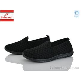Фотография Слипоны женские тканевые Лето H135-1 (8 пар р.37-42) "Saimaoji" недорого оптом от прямого поставщика