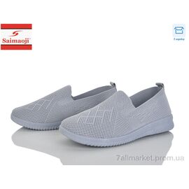 Фотография Слипоны женские тканевые Лето H105-2 (8 пар р.37-42) "Saimaoji" недорого оптом от прямого поставщика