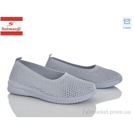 Фотография Слипоны женские тканевые Лето H103-2 (8 пар р.37-42) "Saimaoji" недорого оптом от прямого поставщика