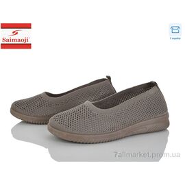 Фотография Слипоны женские тканевые Лето H103-7 (8 пар р.37-42) "Saimaoji" недорого оптом от прямого поставщика