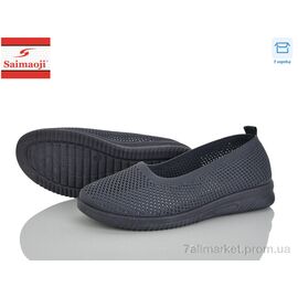 Фотография Слипоны женские тканевые Лето H103-9 (8 пар р.37-42) "Saimaoji" недорого оптом от прямого поставщика