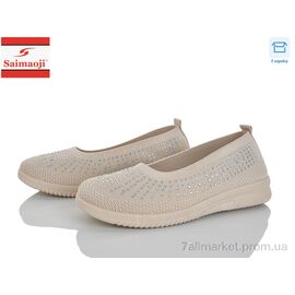 Фотография Слипоны женские тканевые Лето H107-10 (8 пар р.37-42) "Saimaoji" недорого оптом от прямого поставщика