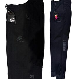 Штани спортивні чоловічі 67-5N black р.56-64 "WHITE" недорого оптом від прямого постачальника