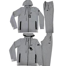 Костюм спортивний чоловічий 777-1-11N grey р.56-65 "WHITE" недорого оптом від прямого постачальника