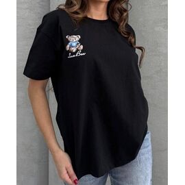 футболка жіноча LR1142 black р.one size "Lora" недорого оптом від прямого постачальника