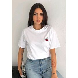 футболка жіноча LR1147 white р.one size "Lora" недорого оптом від прямого постачальника