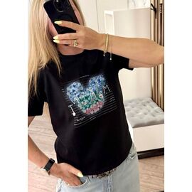 футболка жіноча LR1151 black р.one size "Lora" недорого оптом від прямого постачальника