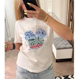 футболка жіноча LR1152 white р.one size "Lora" недорого оптом від прямого постачальника