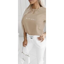 футболка жіноча LR1180 beige р.one size "Lora" недорого оптом від прямого постачальника