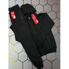 Костюм спортивний чоловічий 13546 black р.S-2XL "Alex Clothes" недорого оптом від прямого постачальника