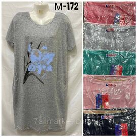 Плаття домашнє жіноче, напівбатал розміри 4XL-6XL (мікс кв) "STELLA" недорого від прямого постачальника