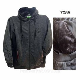 Фотография Кофта мужская спортивная на молнии/байка р-ры XL-5XL (микс цв)"STELLA" недорого от прямого поставщика