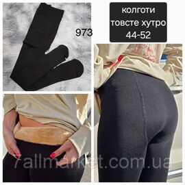 Фотография Колготы женские теплые двух шовные на меху размер 42-48 "STELLA" недорого от прямого поставщика