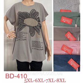 Туніка жіноча літня батал розміри 5XL-8XL (кв.мікс) "STELLA" недорого від прямого постачальника