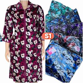 Халат жіночий домашній на блискавці розмір XL-5XL (мікс) "STELLA" недорого від прямого постачальника