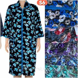 Халат жіночий домашній на блискавці/батал розмір 56-64 (мікс) "STELLA" недорого від прямого постачальника