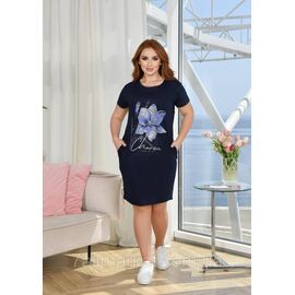 Плаття домашнє жіноче, розміри 3XL-5XL (мікс кв)"STELLA" недорого від прямого постачальника