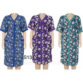 Халат жіночий домашній на блискавці розмір XL-5XL (мікс) "STELLA" недорого від прямого постачальника