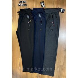 Спортивні штани чоловічі, прямі розміри M-3XL (3кв)"STELLA" недорого від прямого постачальника