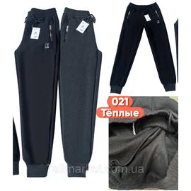 Спортивні штани чоловічі, на манжеті на флісі розміри XL-5XL (2хв) "STELLA" недорого від прямого постачальника