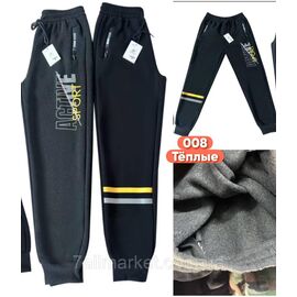 Спортивні штани чоловічі, на манжеті на флісі розміри XL-5XL (2хв) "STELLA" недорого від прямого постачальника