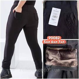 Лосини жіночі, молодіжні батал на хутрі р-ри 5XL-7XL"STELLA" купити недорого від прямого постачальника