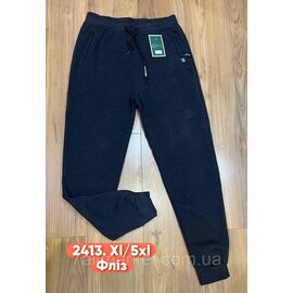 Спортивні штани чоловічі, манжет на флісі розміри XL-5XL (3 кв) "STELLA" недорого від прямого постачальника