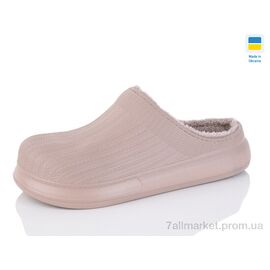 Фотография Галоши женские зима Сабо 100 бежевий (6 пар р.36-41) "Inblue" недорого оптом от прямого поставщика