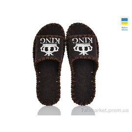 Фотография Тапки мужские домашние Весна/осень 344M коричневий (9 пар р.40-45) "Active" недорого оптом от прямого поставщика