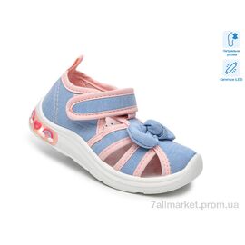 Фотография Тапки детские домашние Весна/осень T60016E LED (12 пар р.23-28) "TOM.M" недорого оптом от прямого поставщика