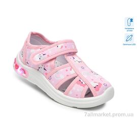 Фотография Тапки детские домашние Весна/осень T60017A LED (12 пар р.23-28) "TOM.M" недорого оптом от прямого поставщика