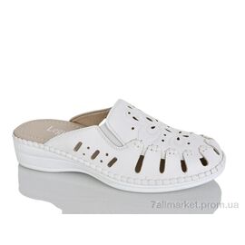 Фотография Шлепки женские облегченные Лето 501-6 white (8 пар р.37-42) "Leguzaza" недорого оптом от прямого поставщика