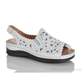 Фотография Босоножки женские летние Лето 722-2 (8 пар р.37-42) "Leguzaza" недорого оптом от прямого поставщика