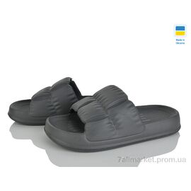 Фотография Шлепки женские облегченные Лето Крок С95 сірий (6 пар р.36-41) "Vladimir" недорого оптом от прямого поставщика