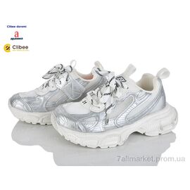 Фотография Кроссовки детские модные Весна/осень AD1215 white (7 пар р.31-37) "Clibee-Doremi" недорого оптом от прямого поставщика