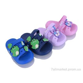 Фотография Босоножки детские летние Лето YP1004 mix (12 пар р.24-29) "Soylu" недорого оптом от прямого поставщика