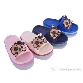 Фотография Шлепки детские летние Лето YLE30 mix (12 пар р.24-29) "Soylu" недорого оптом от прямого поставщика