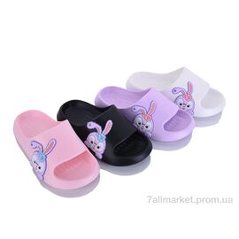 Фотография Шлепки детские летние Лето YB3182 mix (12 пар р.30-35) "Soylu" недорого оптом от прямого поставщика