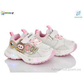 Фотография Кроссовки детские модные Весна/осень BY5114-3A LED (8 пар р.22-27) "Bessky-Kellaifeng" недорого оптом от прямого поставщика