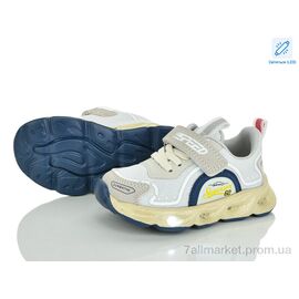 Фотография Кроссовки детские модные Весна/осень A11484-3 LED (8 пар р.22-27) "Xifa kids" недорого оптом от прямого поставщика