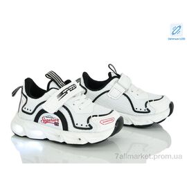 Фотография Кроссовки детские модные Весна/осень A11484-7 LED (8 пар р.22-27) "Xifa kids" недорого оптом от прямого поставщика