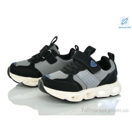 Фотография Кроссовки детские модные Весна/осень A11636-2 LED (8 пар р.22-27) "Xifa kids" недорого оптом от прямого поставщика